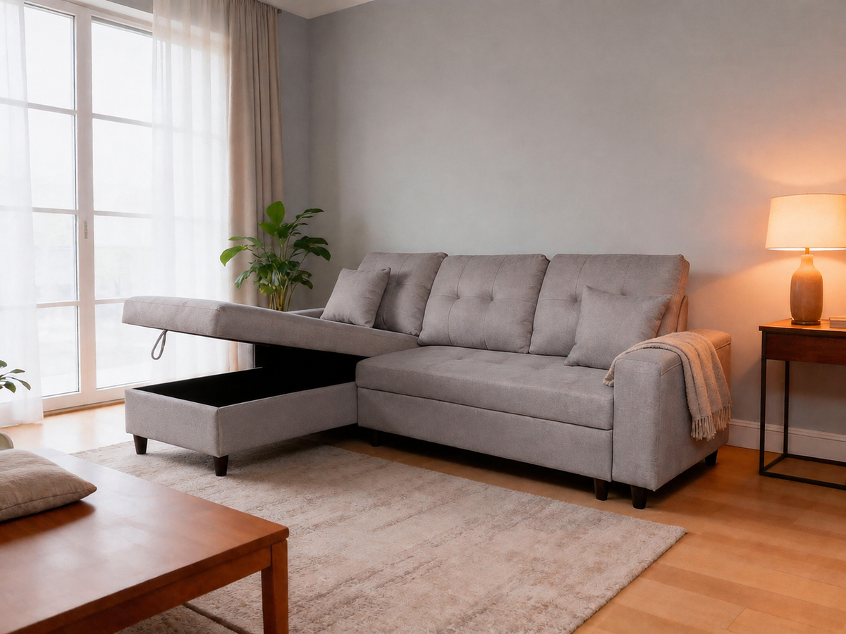 Chaise longue Norman Malmo Gris, chaise izquierda