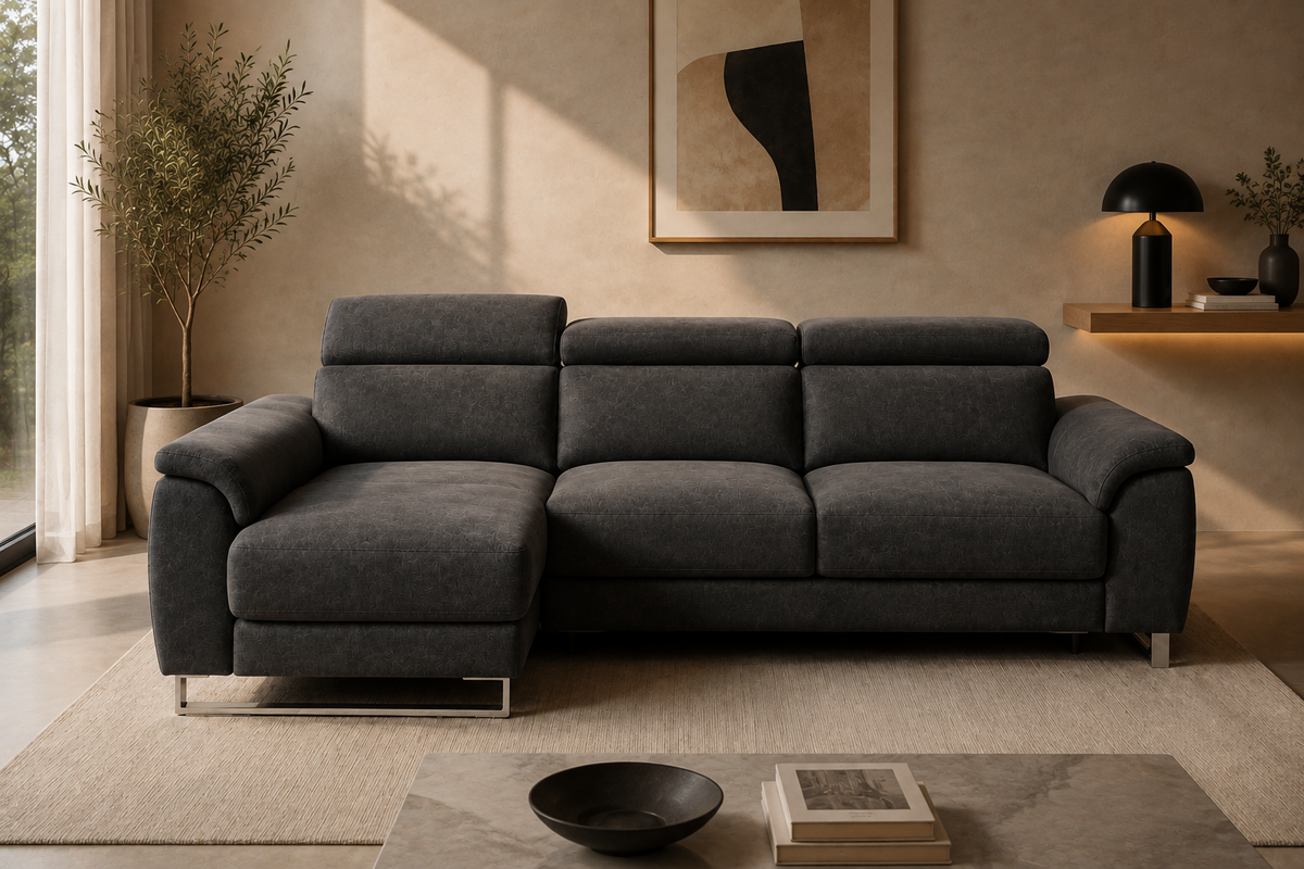 Sofá Río Edi Marengo, chaise longue izquierda, vista ambiente