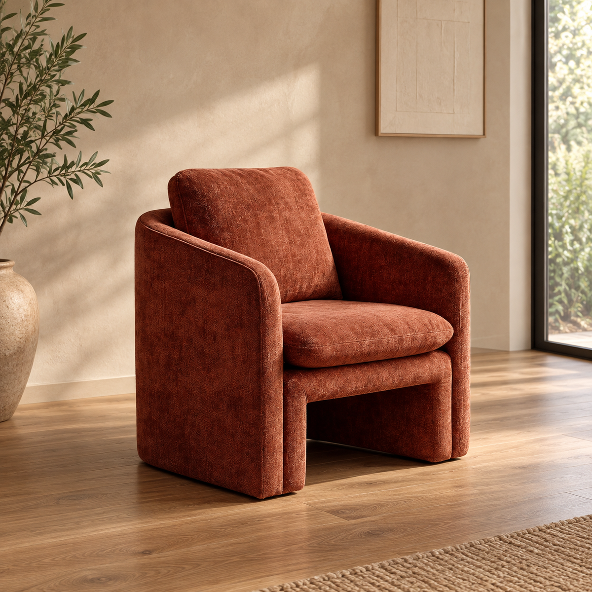 ARMCHAIR TEJA WOVEN-WOOD 76 X 68 X 81 CM