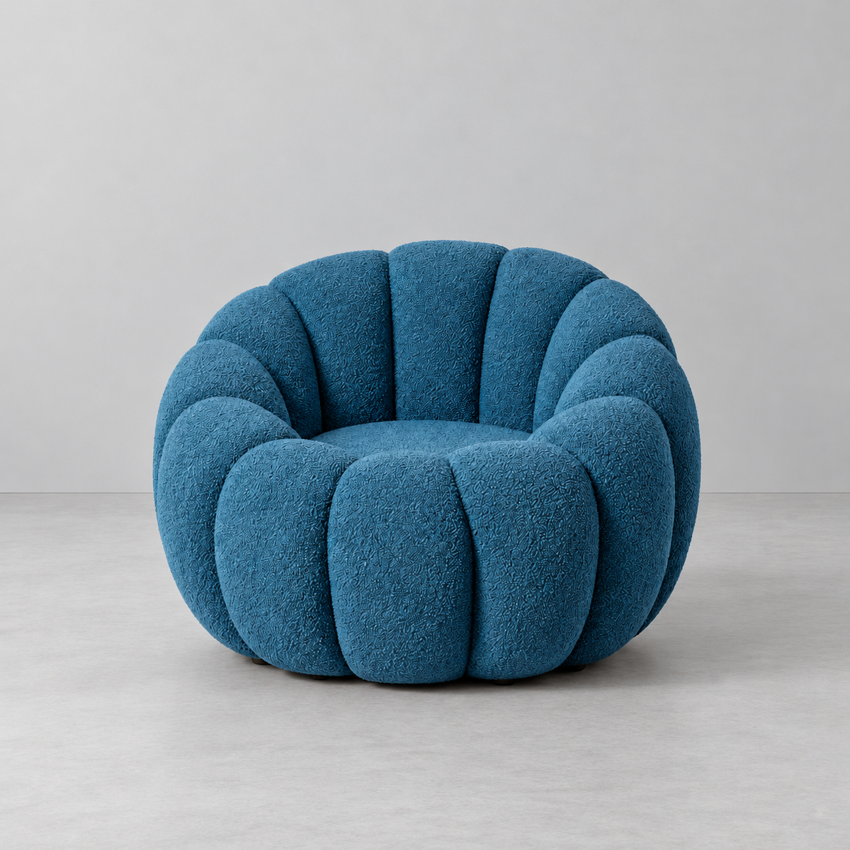 Sillón Mimo azul IXIA-616338, frontal
