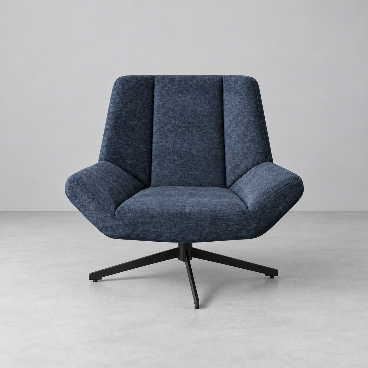 Sillón Ronda azul IXIA-616363, frontal