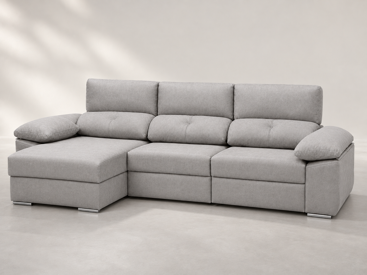 Chaise longue Audi Magnol Plata izquierda