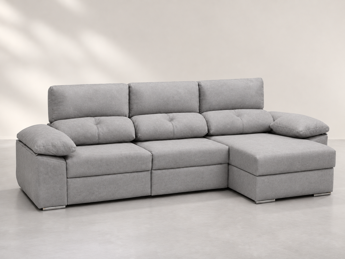 Chaise longue Audi Magnol Plata derecha