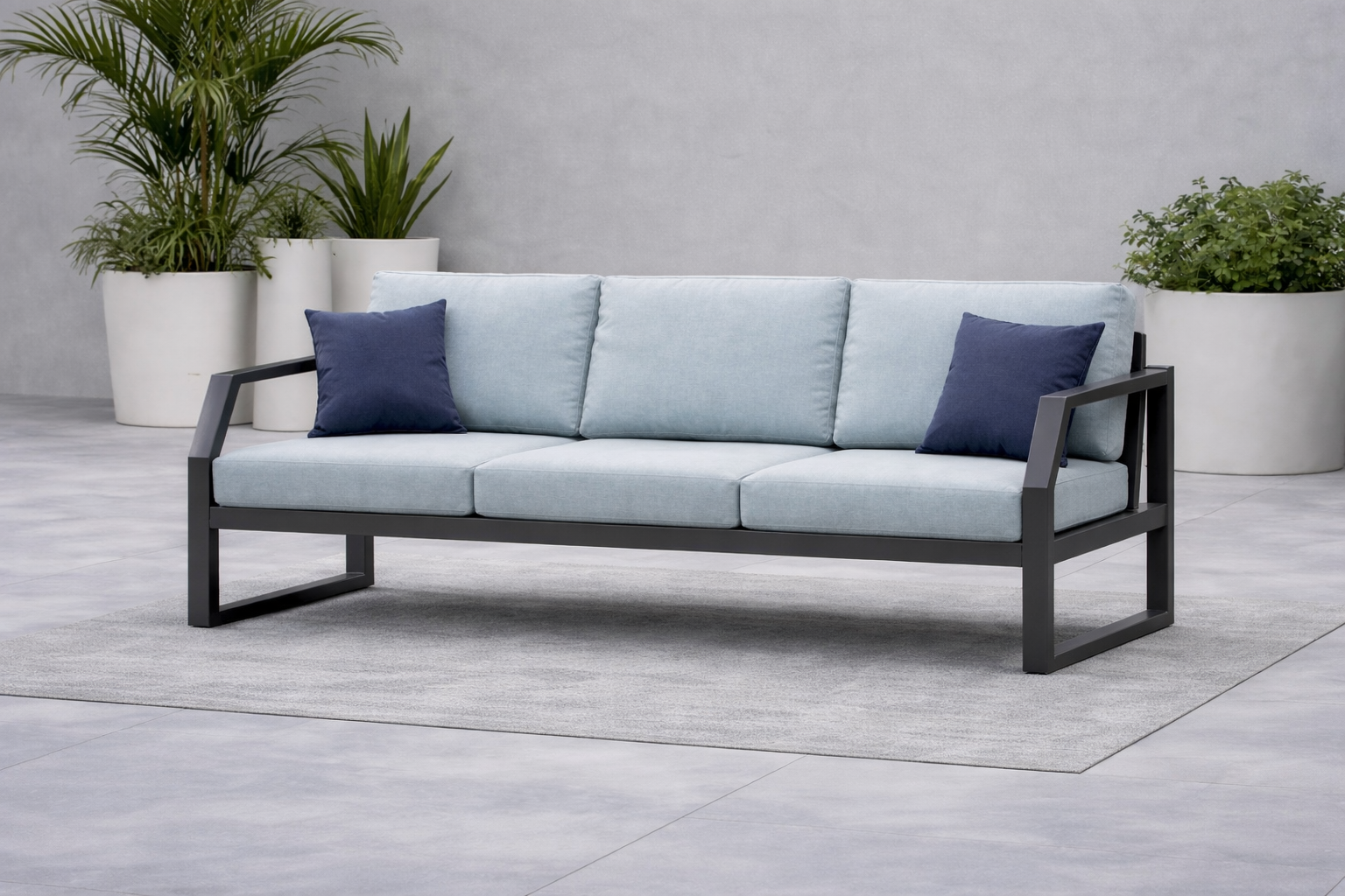 Sofa de jardin 3 plazas BELLAGIO
