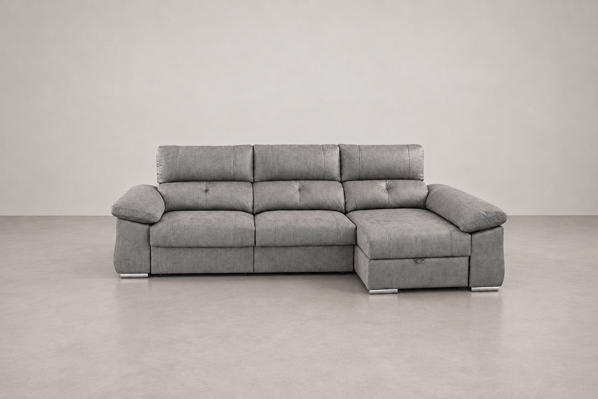 Chaise longue Cupra Cairo Antracita, vista ambiente