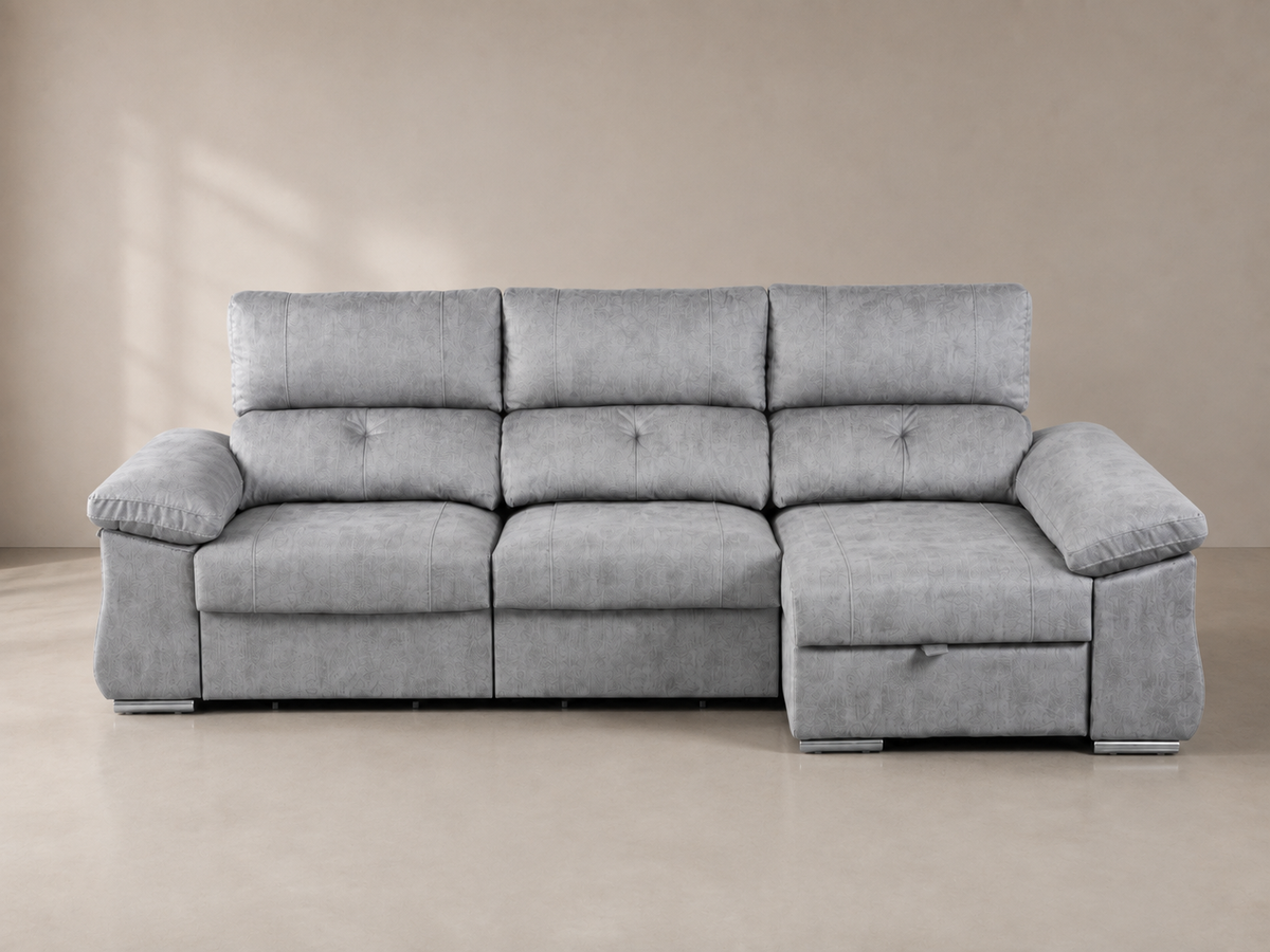 Sofá Chaise Longue Cupra — vista frontal
