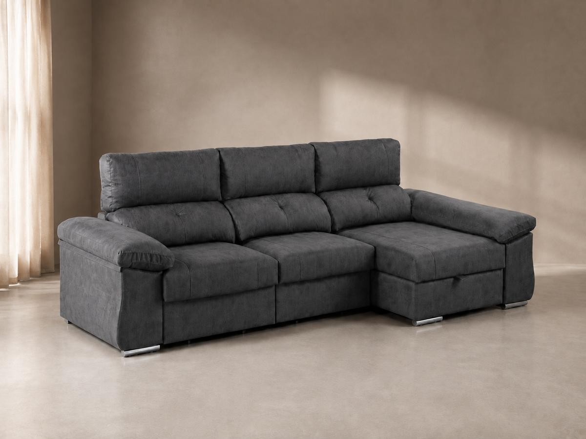 Sofá Chaise Longue Cupra izquierda-edi-antracita