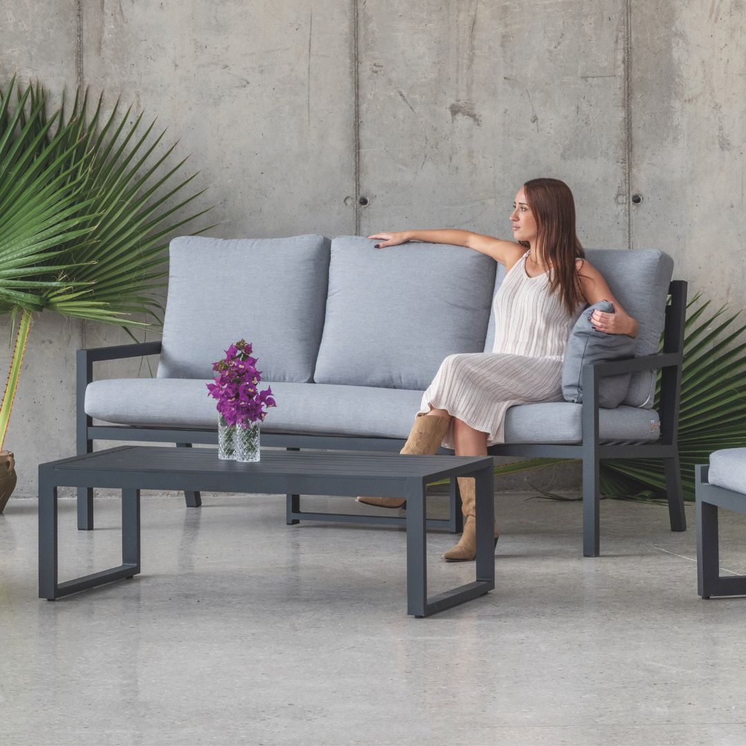 Sofa de jardin 3 plazas DOUNVIL