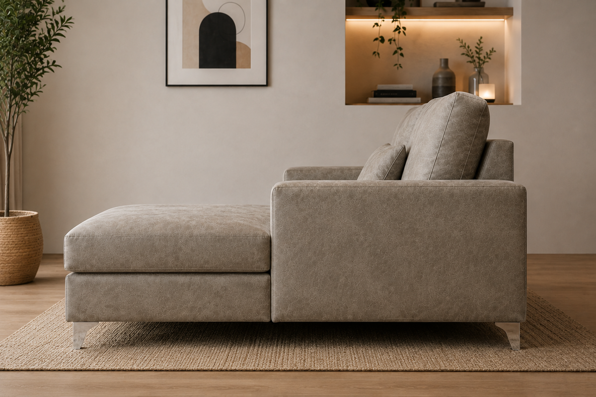 Chaise longue Duque - vista lateral