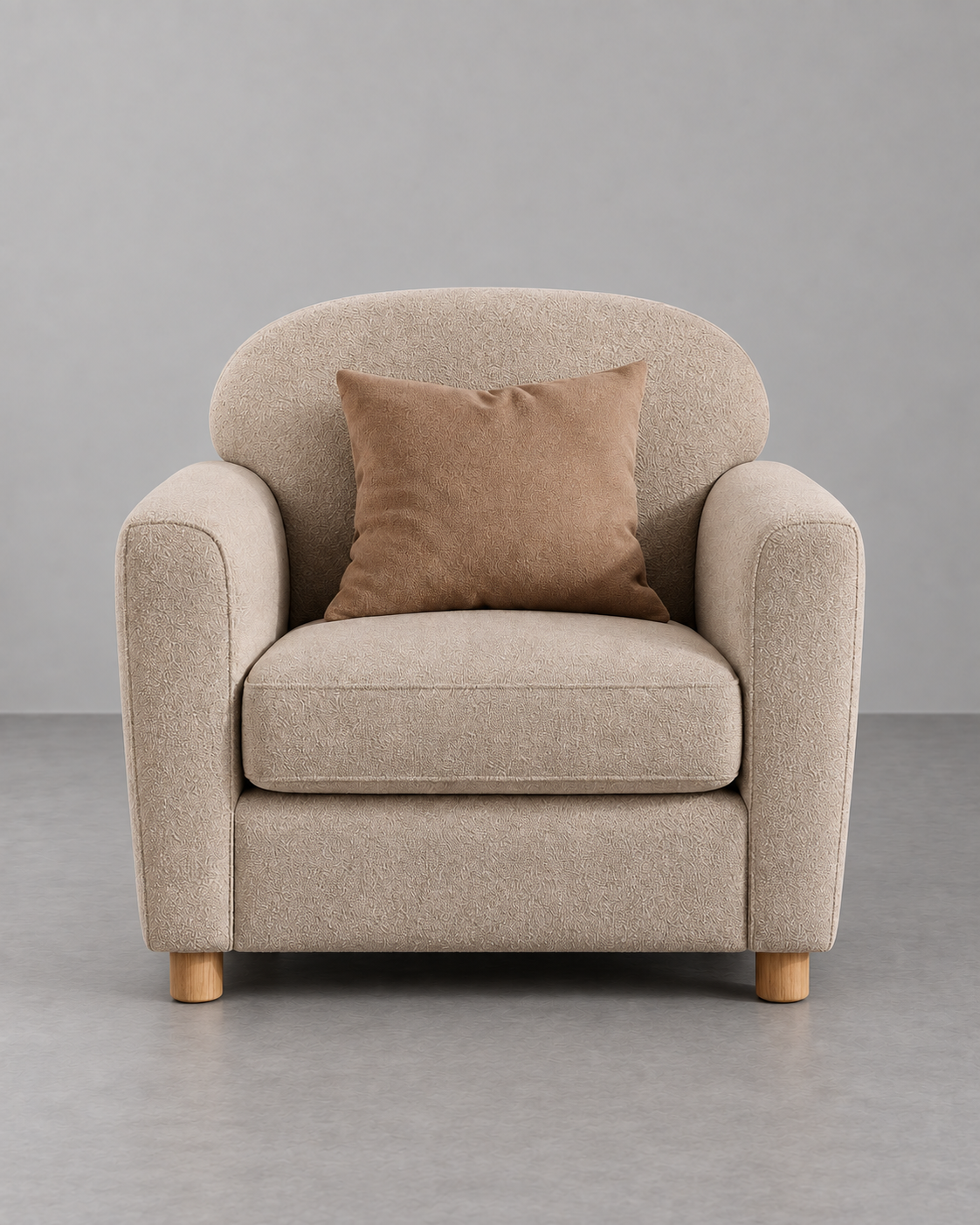 SILLÓN JASPEADO frontal