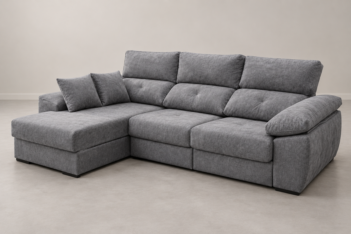 Chaise longue Gredos Cairo Antracita — ambiente