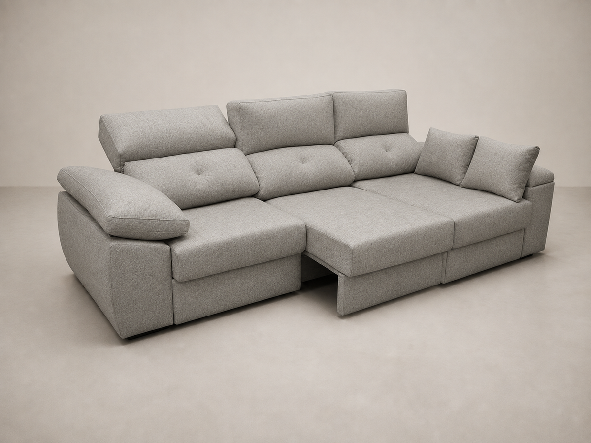 Chaise longue Gredos — vista 3/4 izquierda — Edi-Piedra