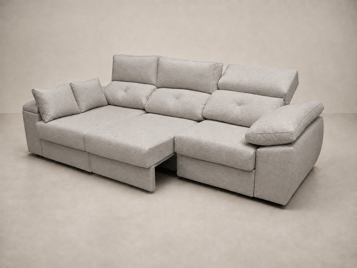 Chaise longue Gredos — vista 3/4 derecha — Cairo Perla