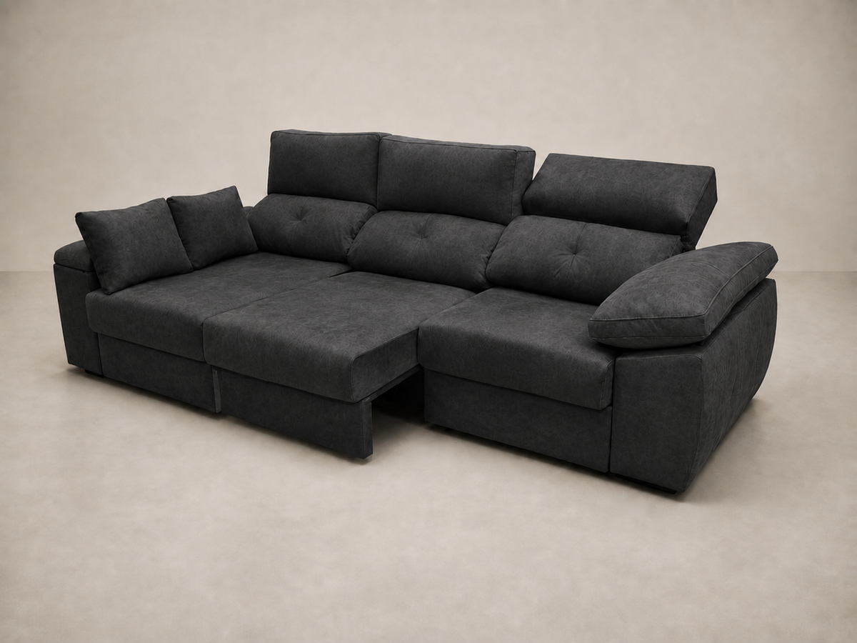 Chaise longue Gredos — vista 3/4 derecha — Magnol Marengo