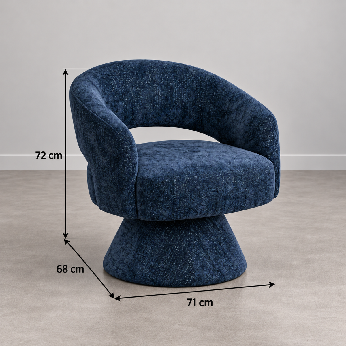 Ficha de medidas Giro 71 x 68 x 72 cm