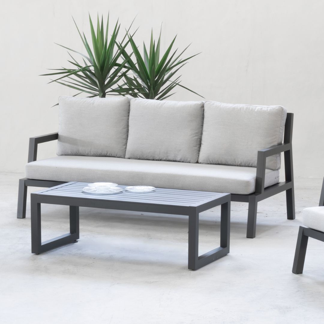 Sofa de jardin 3 plazas LEISA