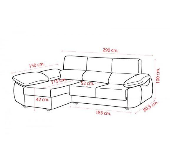 Sofá Chaise Longue Epi