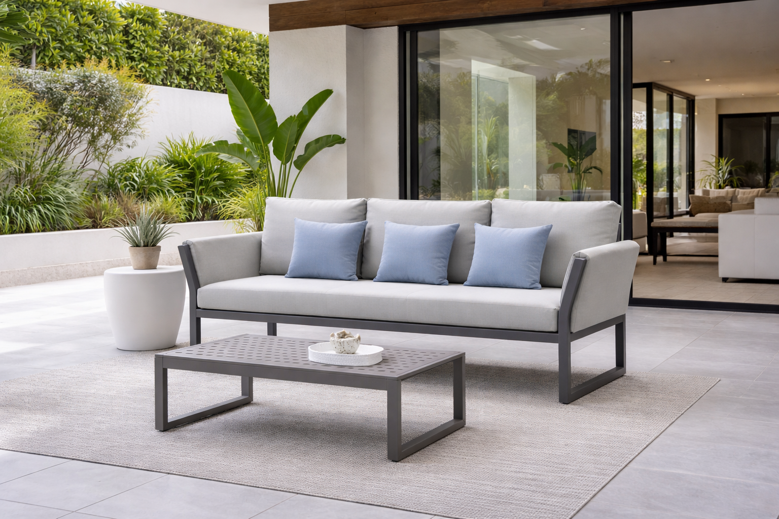 Sofa de jardin 3 plazas CUPRA