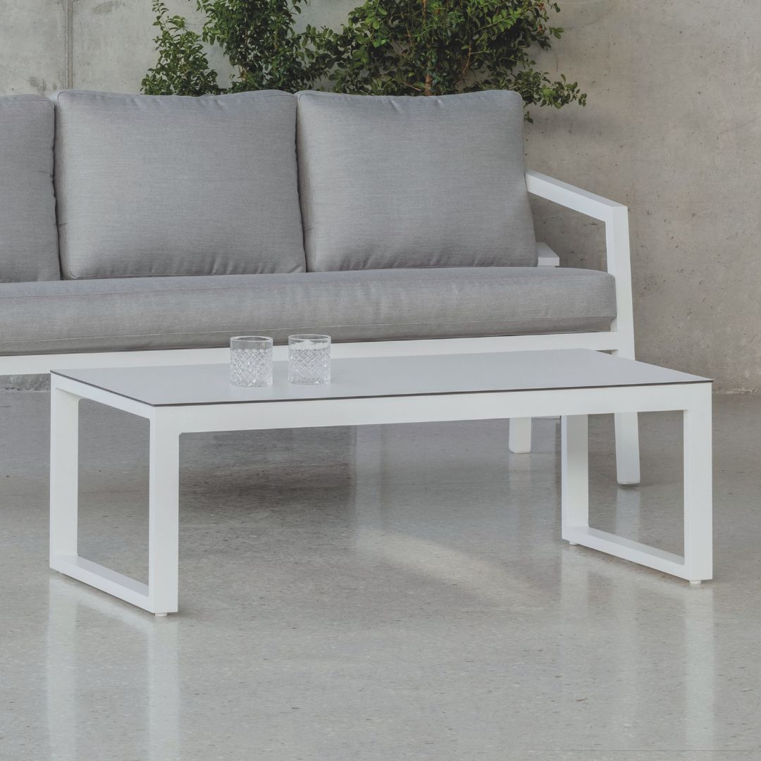 Mesa de centro exterior HPL 90 cm
