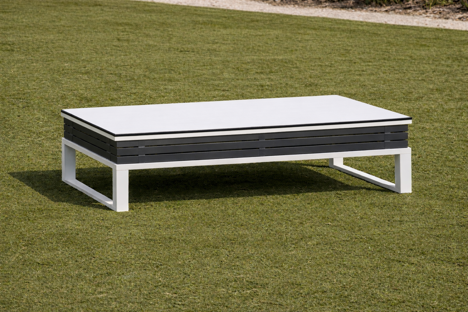 Mesa de centro exterior BICOLOR 120 cm