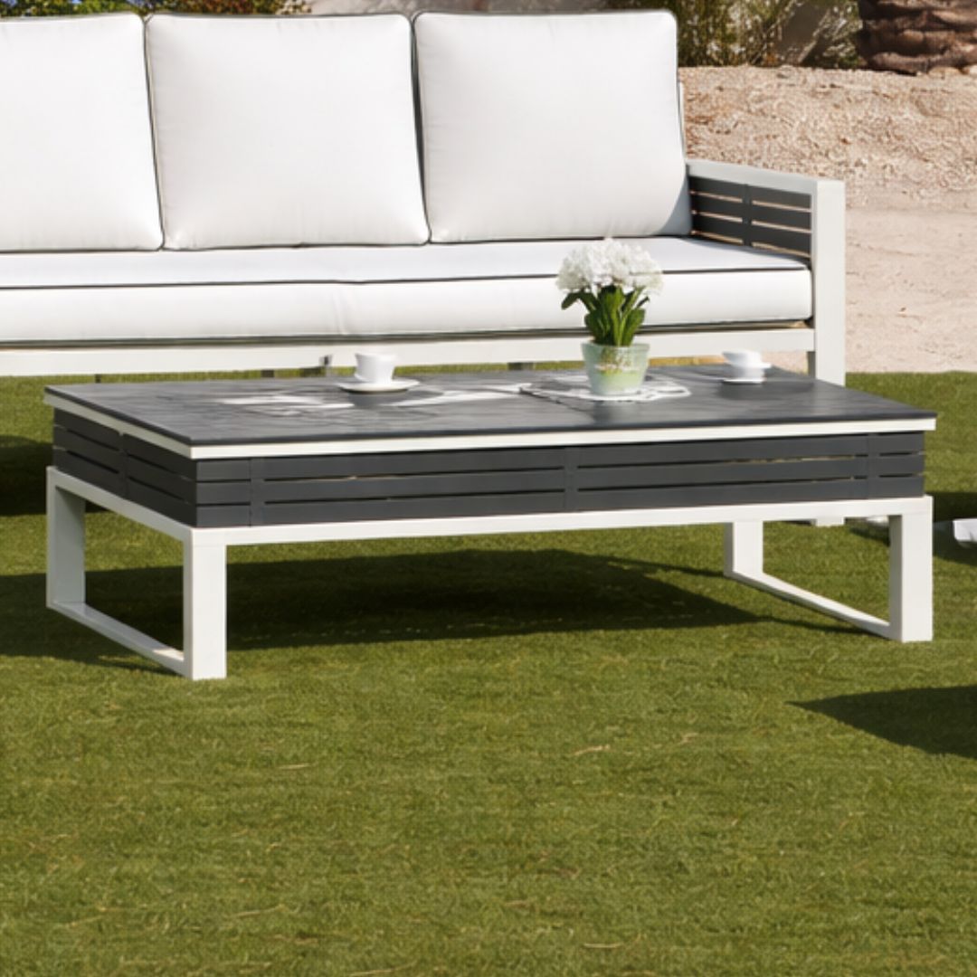 Mesa de centro exterior BICOLOR 135 cm