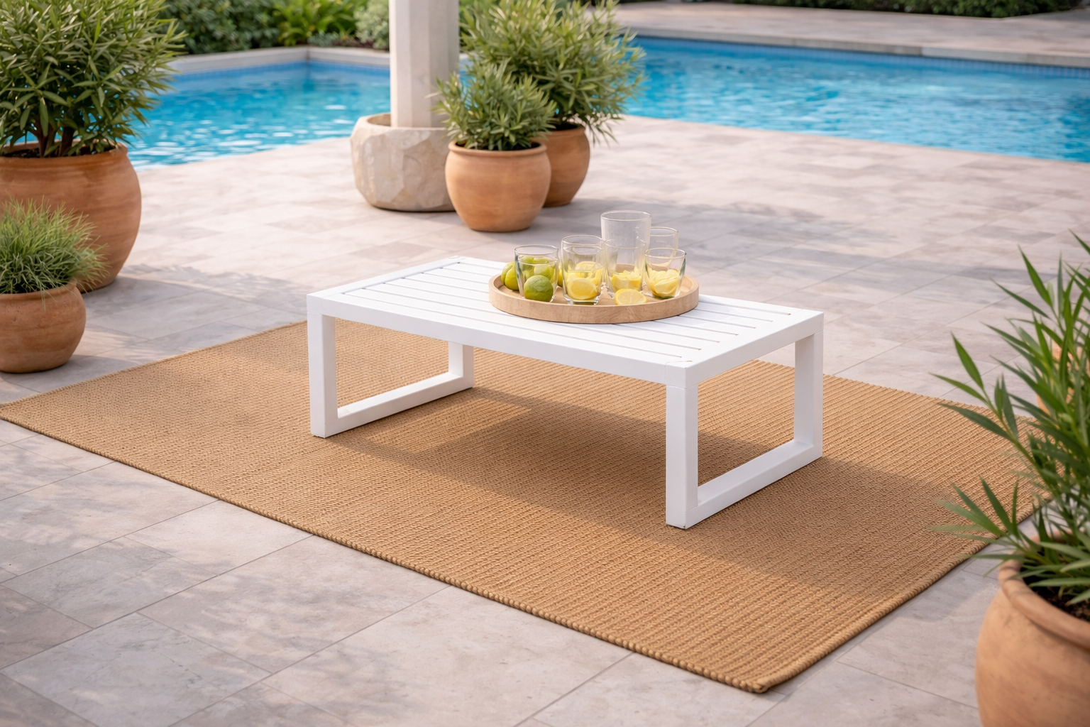 Mesa de centro exterior UNIVERSAL 80 cm