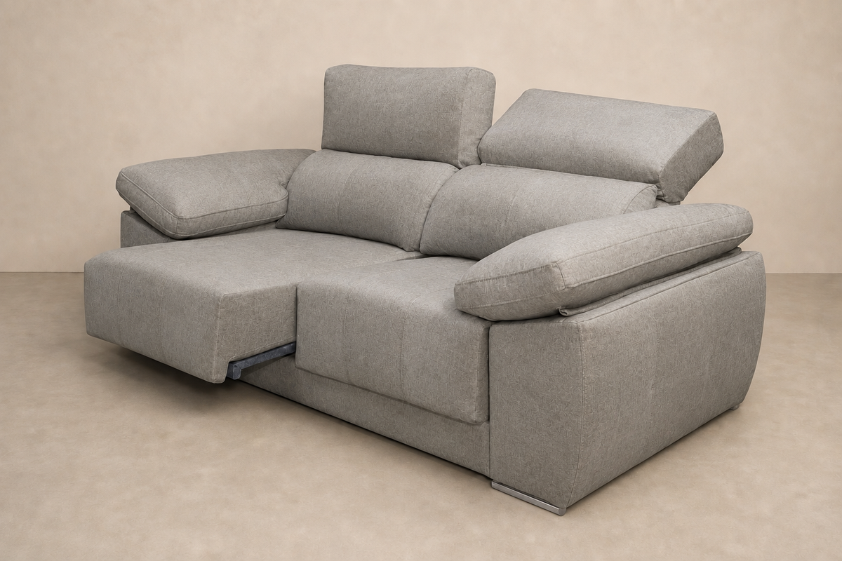 Chaise longue Montblanc — vista 3/4 — edi-Cemento