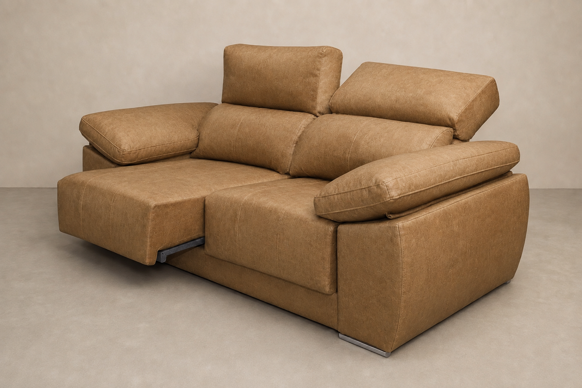 Chaise longue Montblanc — vista 3/4 — Magnol-Camel