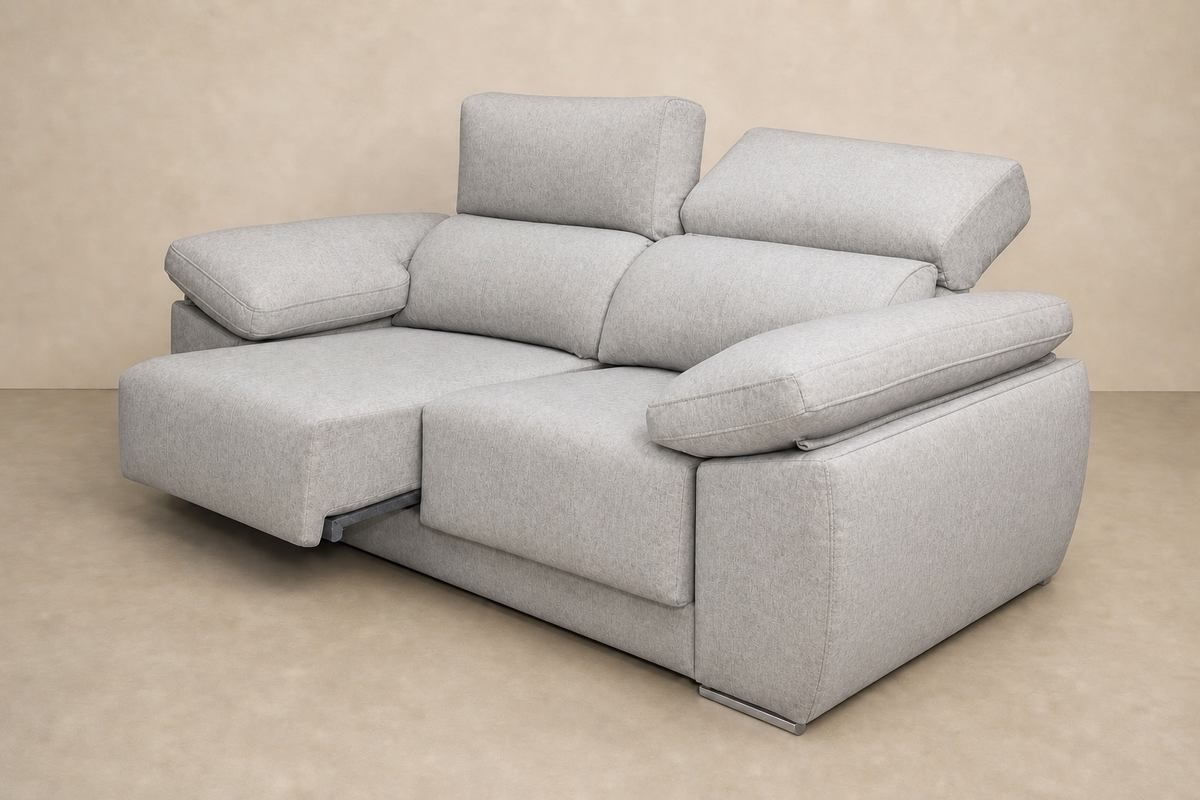Chaise longue Montblanc — vista 3/4 — Magnol-Plata