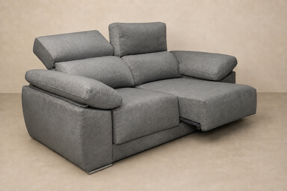 Chaise longue Montblanc — vista 3/4 invertida — edi-Cemento