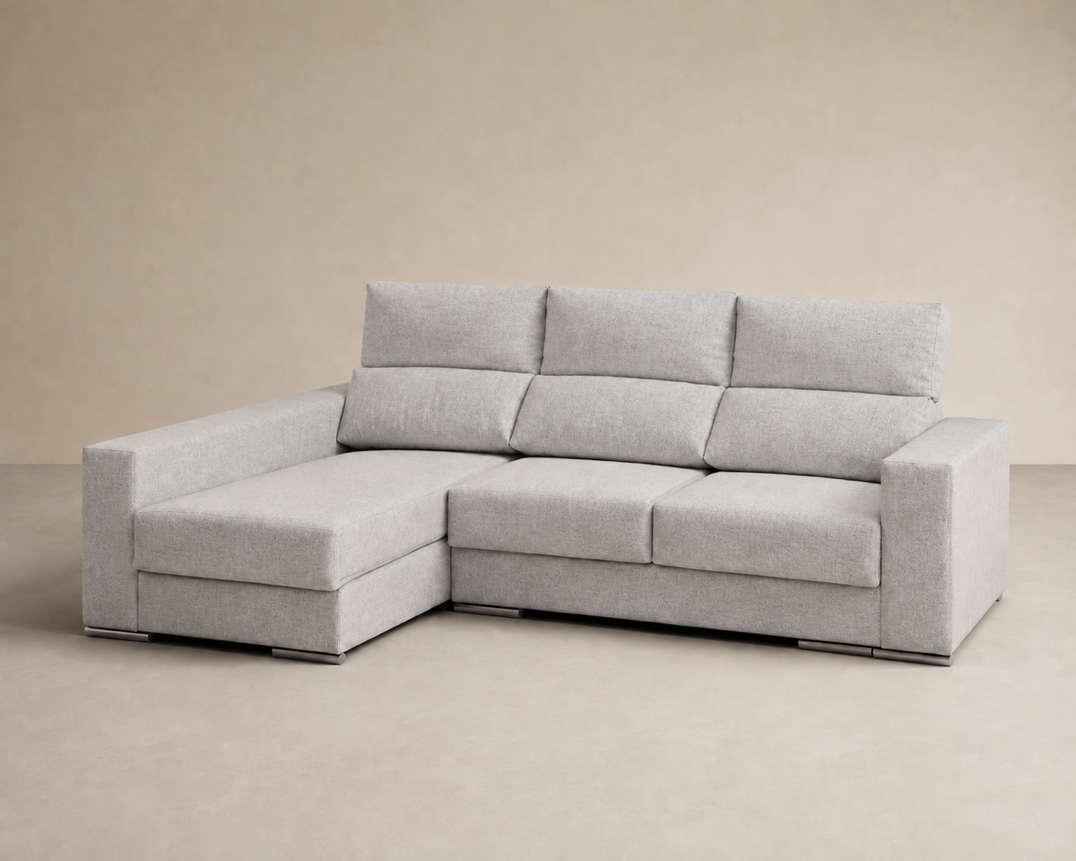 Chaise longue Morena — vista 3/4 izquierda — Cairo Perla