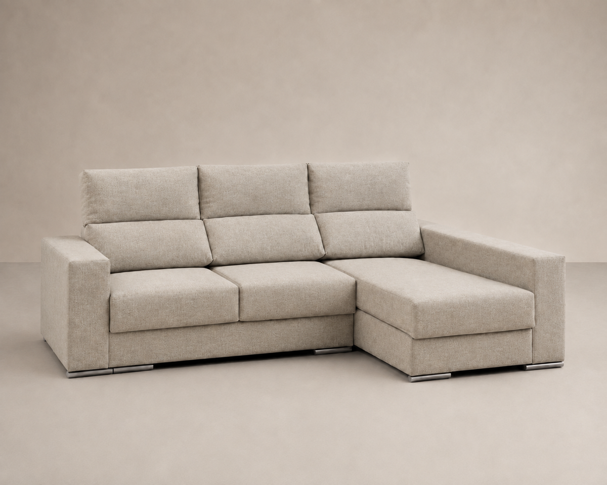 Chaise longue Morena — vista 3/4 derecha — N002
