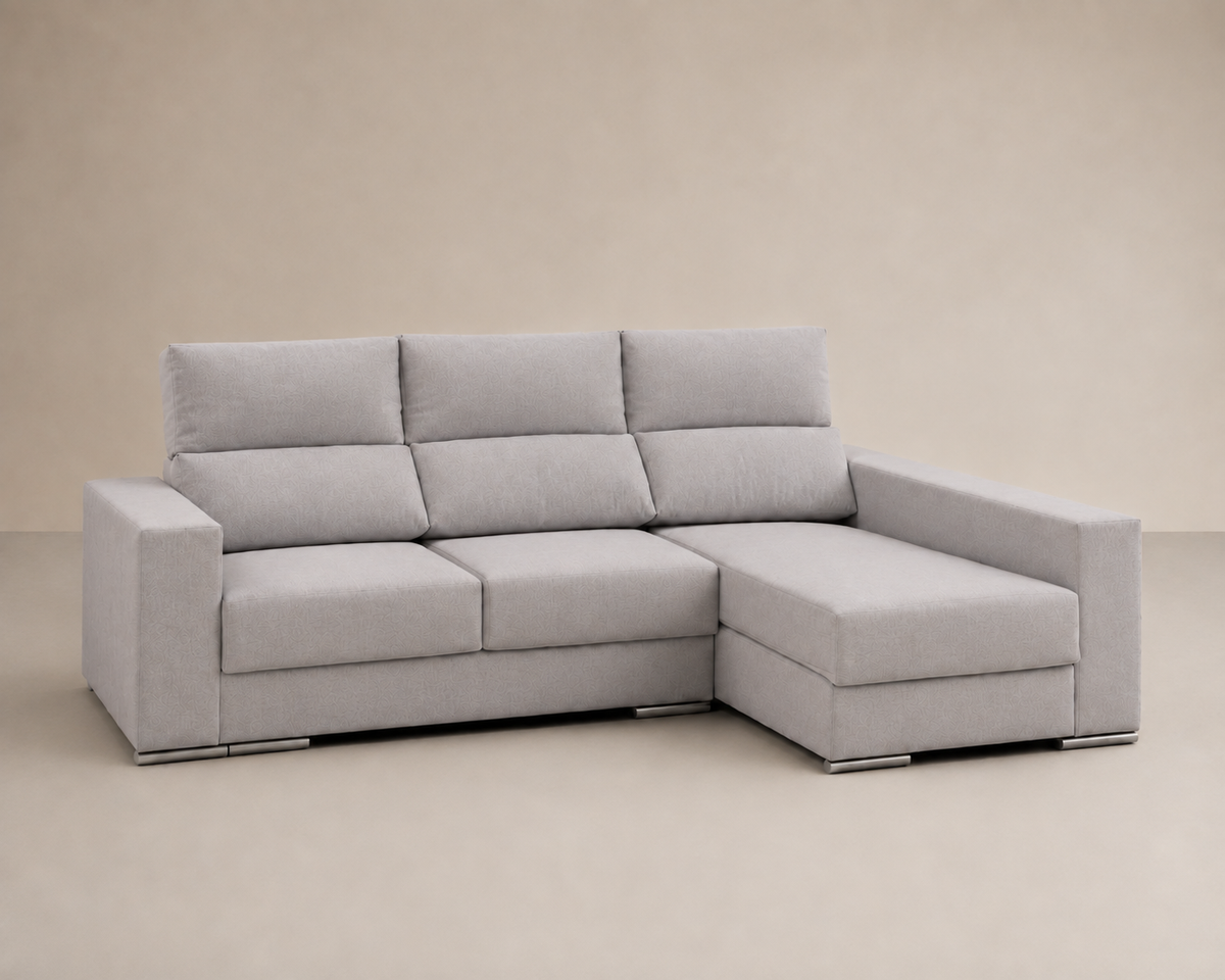 Chaise longue Morena — vista 3/4 derecha — Magnol Piedra