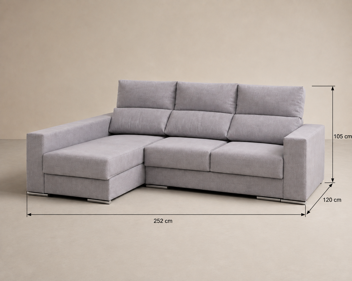 Chaise longue Morena