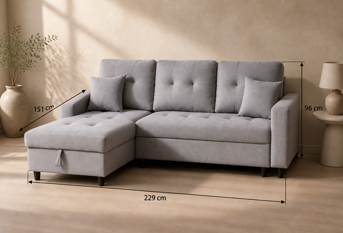 Guía de medidas de Chaise longue Norman