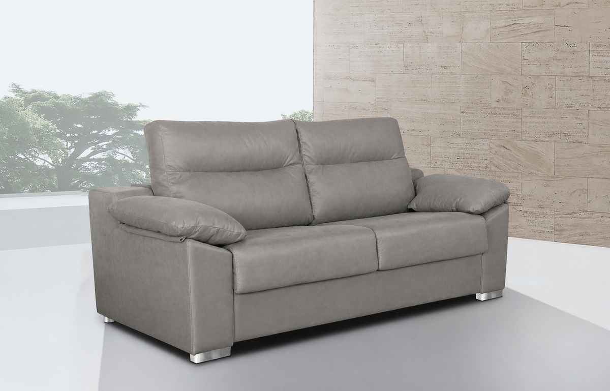 Sofá cama Poo en tapizado Magnol Cemento
