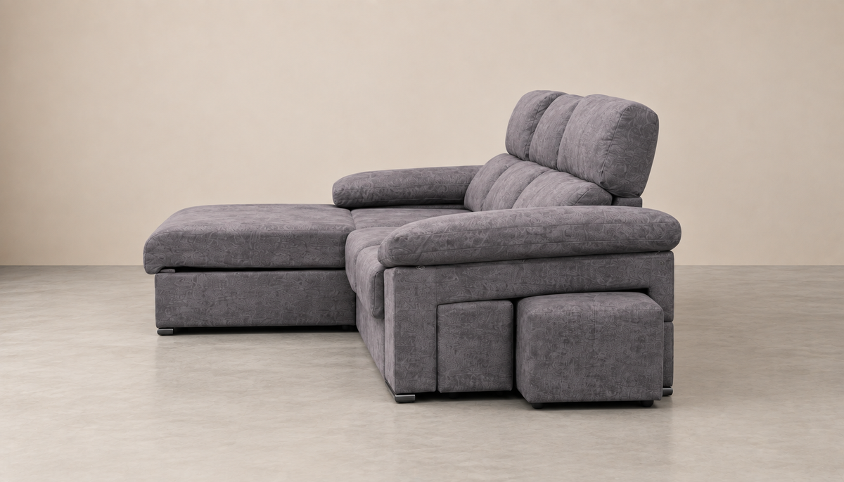 Sofá Chaise Longue 3 plazas Roma