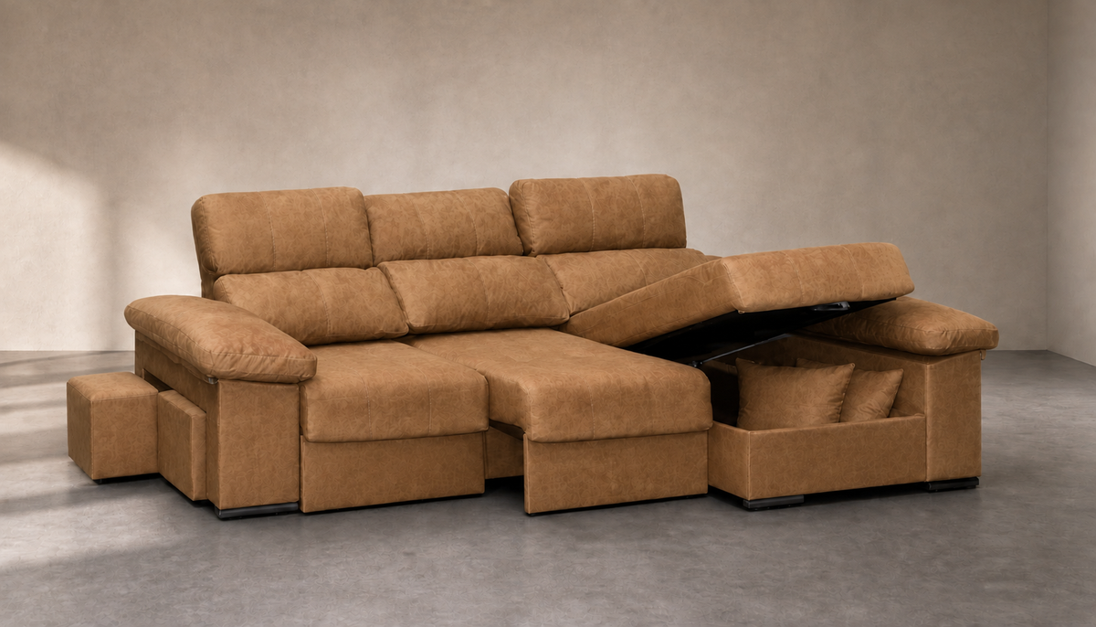 Chaise longue Roma — vista 3/4 izquierda — Edi Camel
