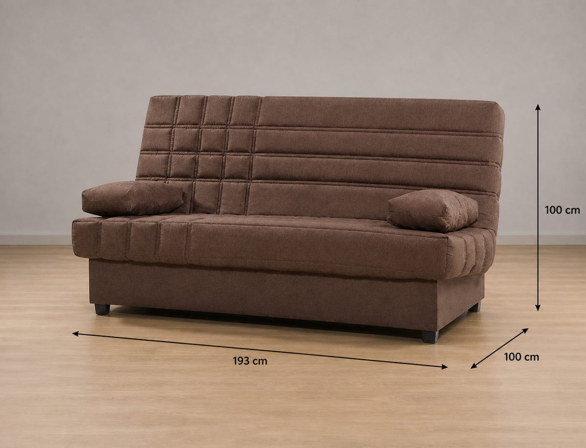 Guía de medidas de Sofá cama Romeo