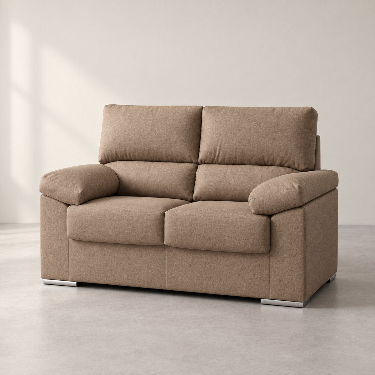 Sofá 2 plazas Ruben Cairo Beige Oscuro