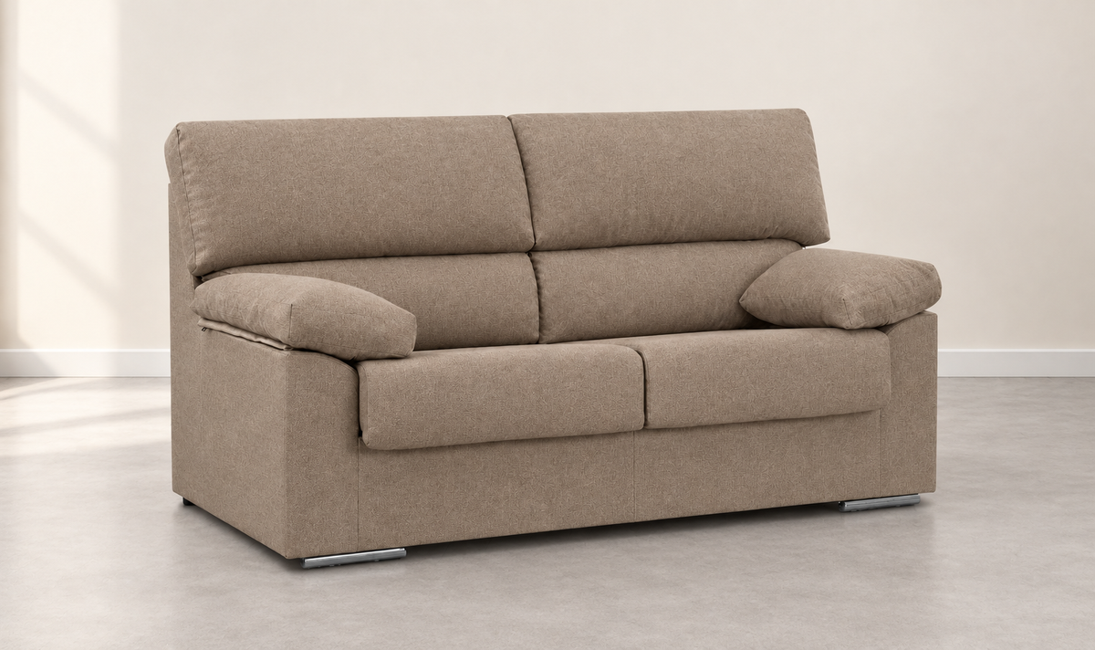 Sofá 3 plazas Ruben Cairo Beige Oscuro