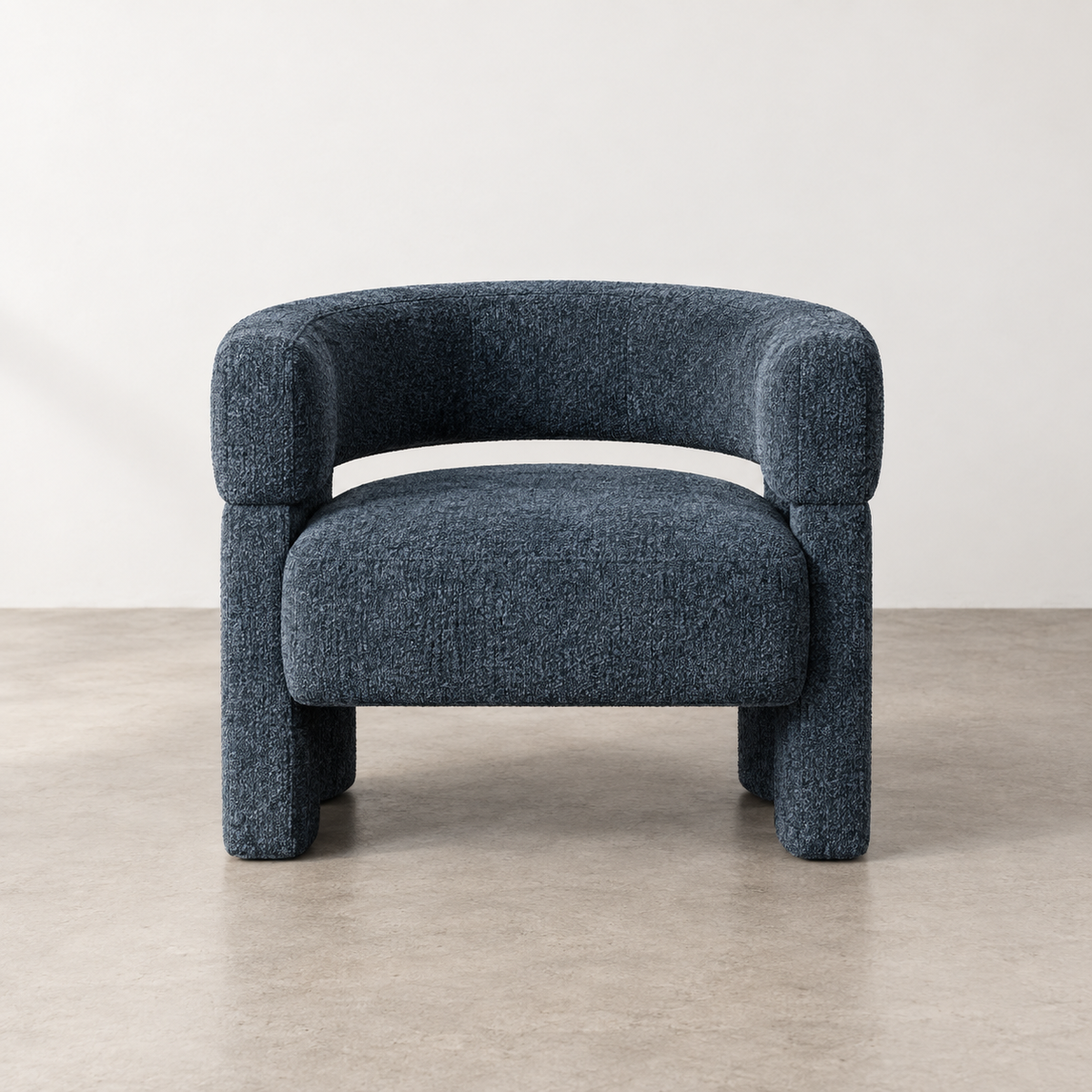 Sillón azul - vista frontal