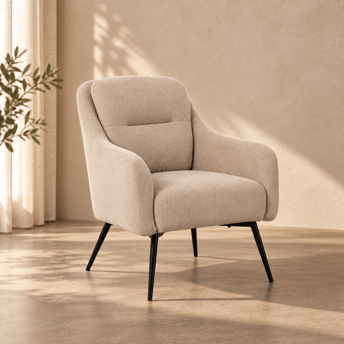Sillón beige 3/4 612549