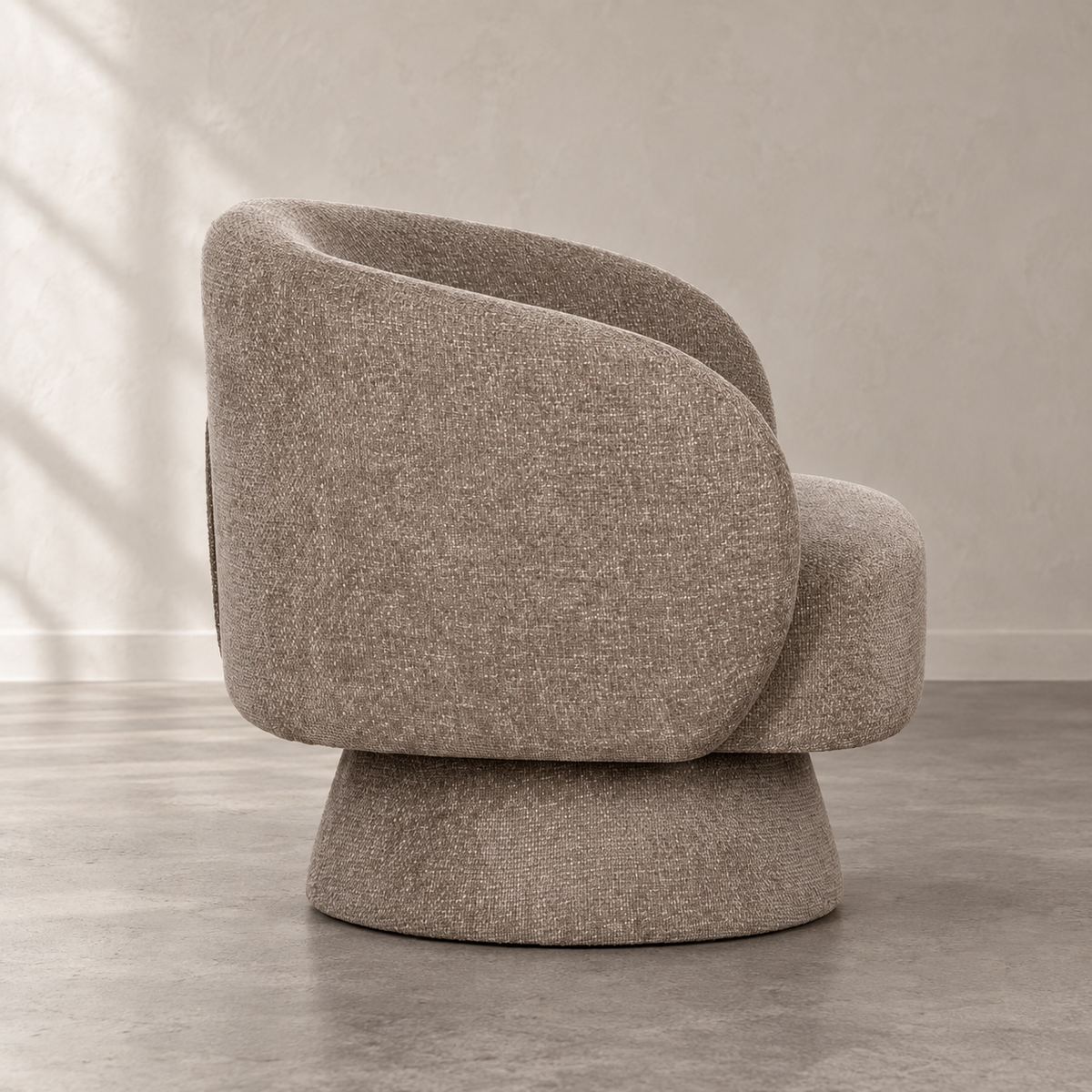 SILLÓN BEIGE TEJIDO SALÓN 78 X 79 X 77 CM