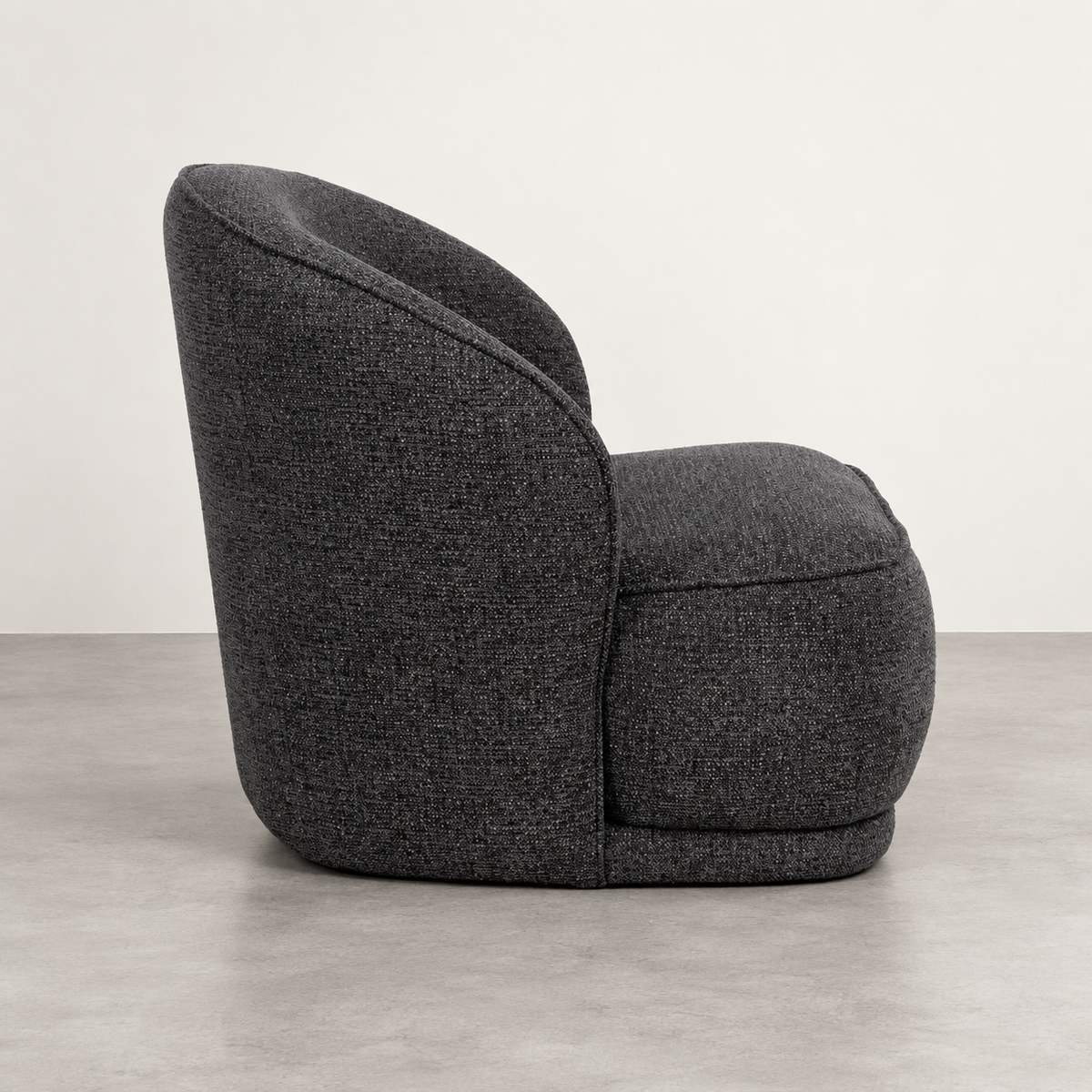 MARBLED FABRIC ARMCHAIR LIVING ROOM 78 X 81 X 74 CM