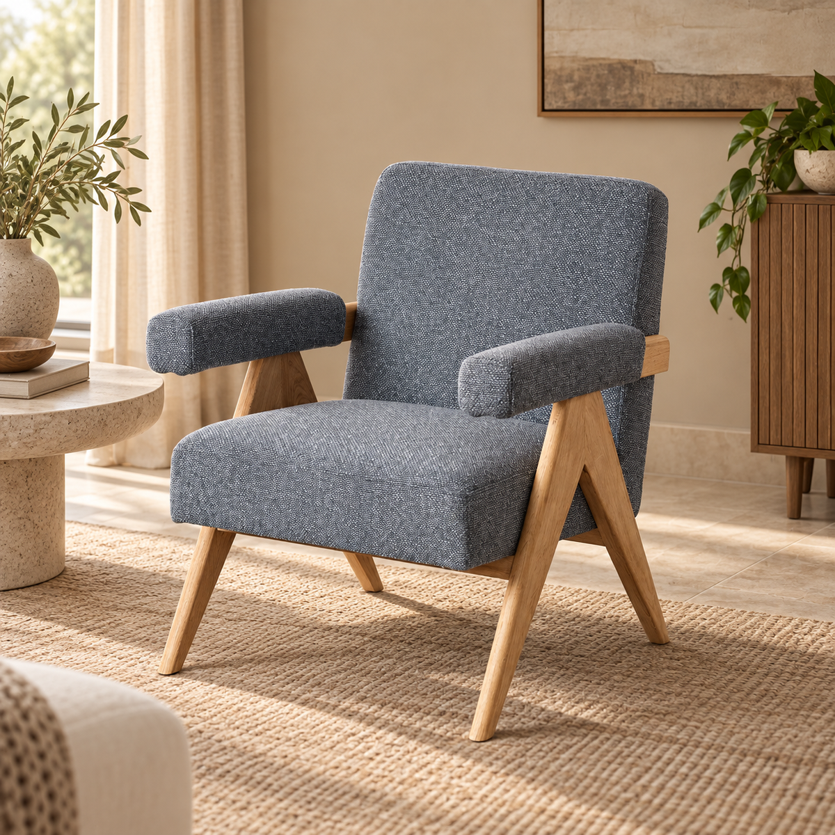 Sillón gris - ambiente