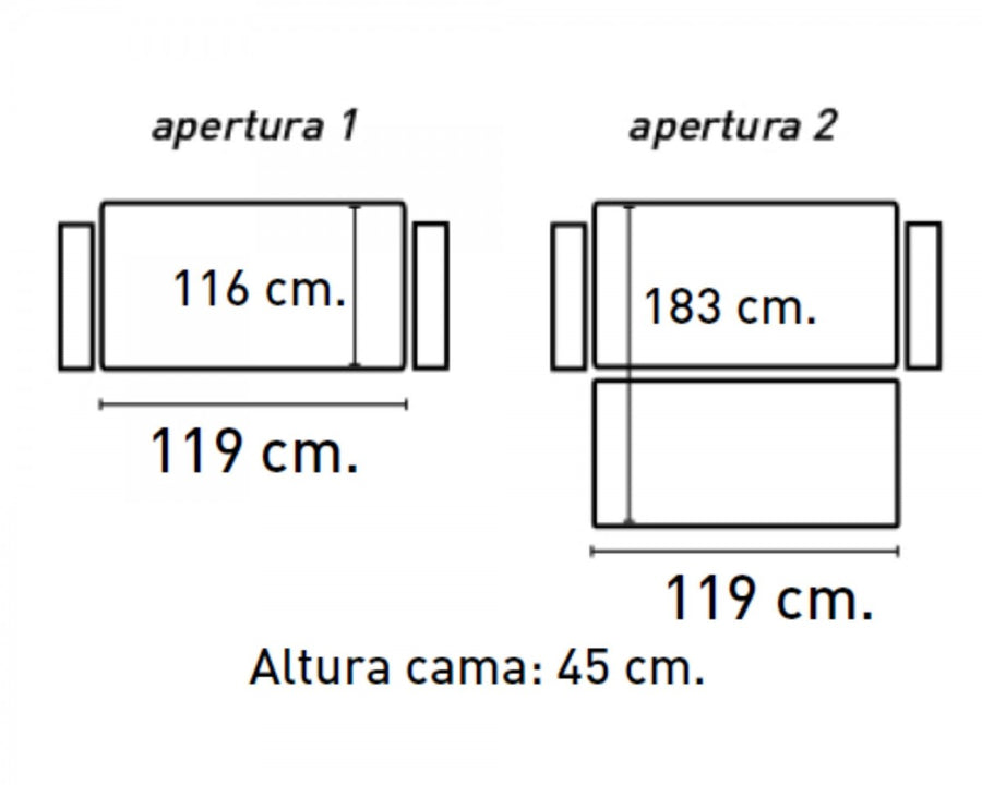 Sofá cama Bilbao