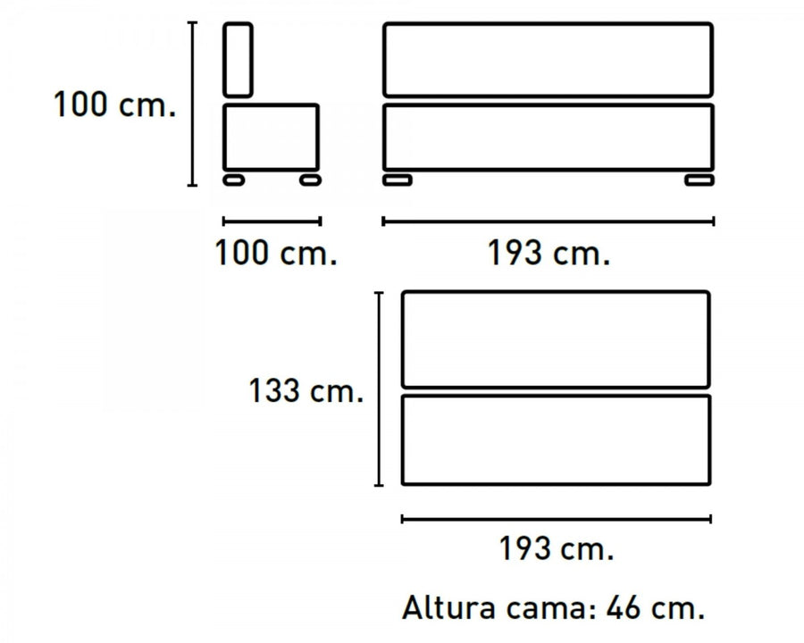 Sofá cama Romeo