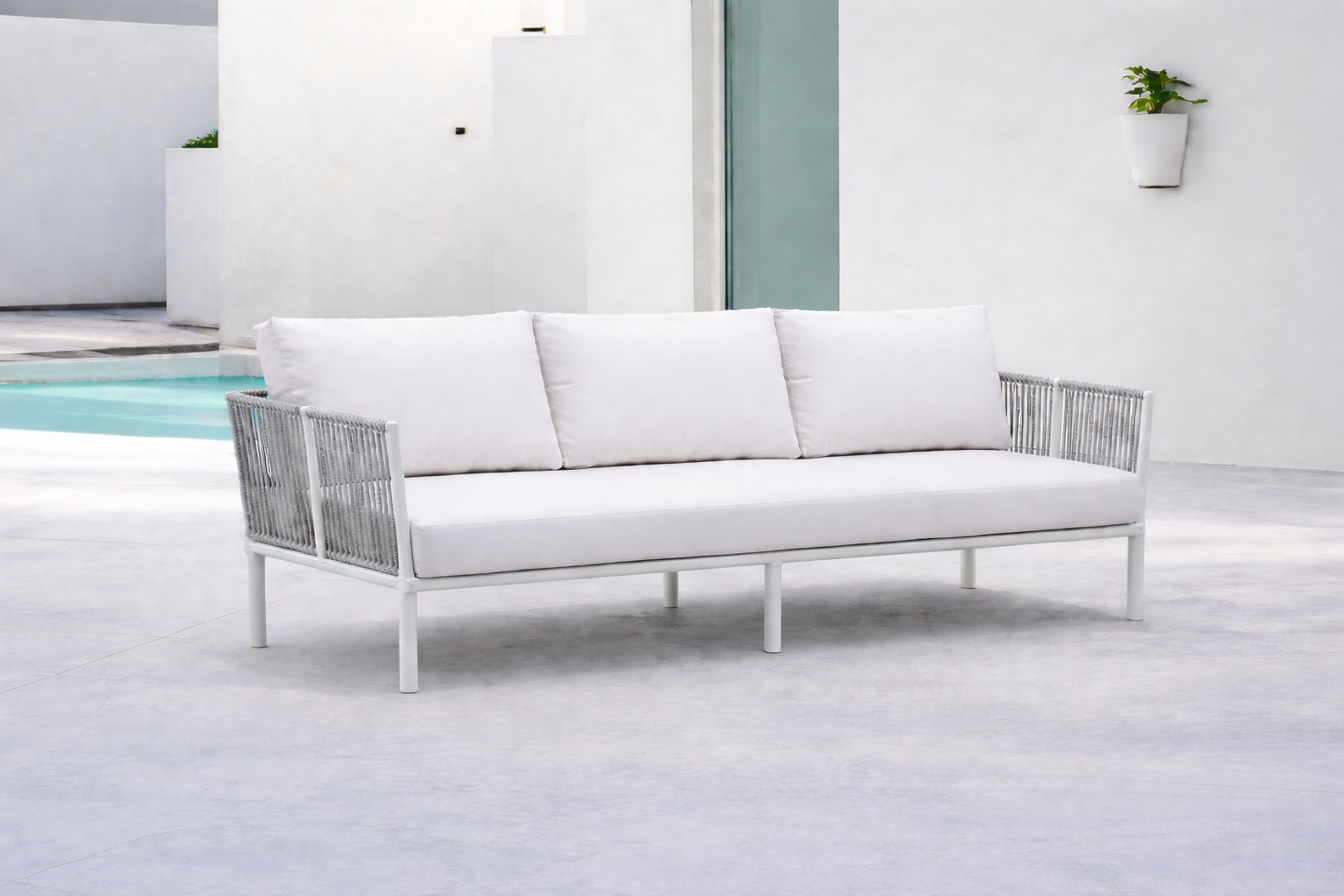 Sofa de jardin 3 plazas CLOE