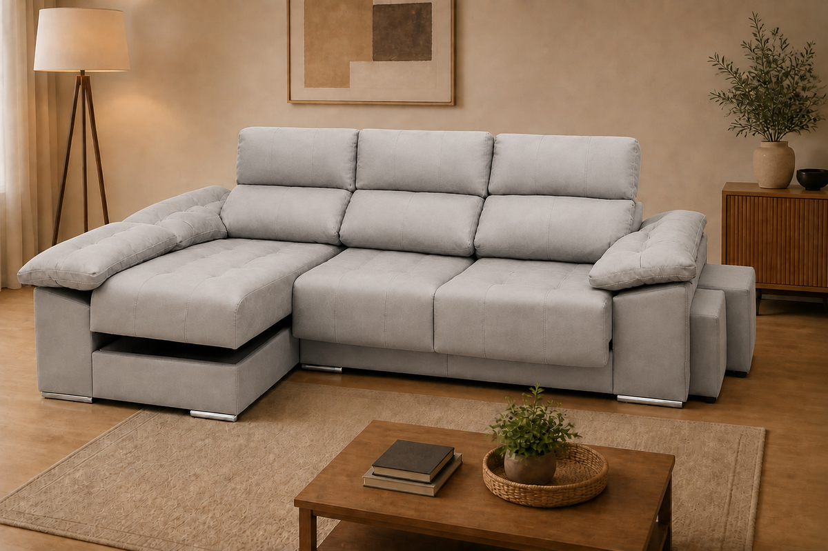 Chaise longue Toyota — vista 3/4 izquierda — Cairo Perla